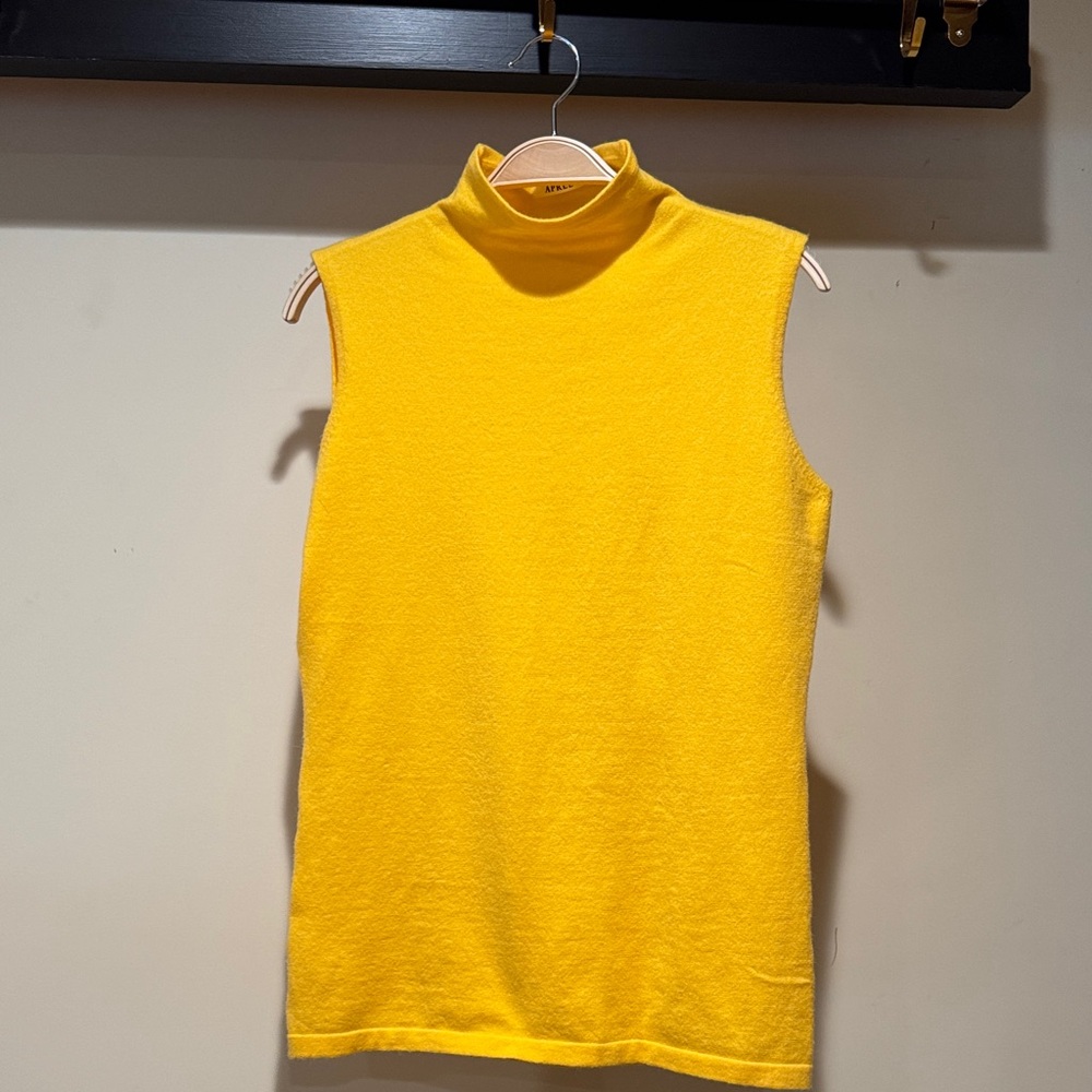 Sunny Yellow Sleeveless Top